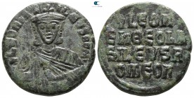 Leo IV AD 780-787. Constantinople. Follis Æ