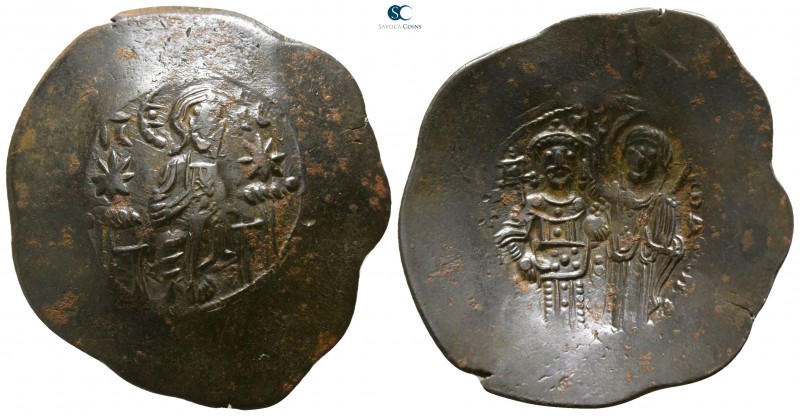 Manuel I Comnenus. AD 1143-1180. Constantinople
Trachy Æ

30mm., 4,21g.

Ch...