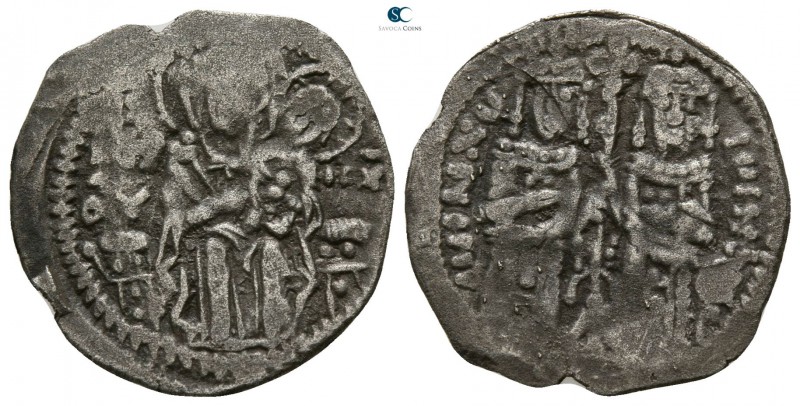 John V Palaeologus, with John VI AD 1341-1391. Constantinople
Basilikon AR

1...