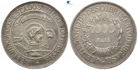 Brasilien. Rio de Janeiro.  AD 1500-1900. 1000 Reis 1900