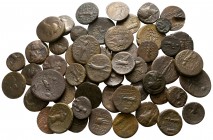 Lot of ca. 53 greek bronze coins / SOLD AS SEEN, NO RETURN!