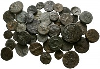 Lot of ca. 47 greek bronze coins / SOLD AS SEEN, NO RETURN!