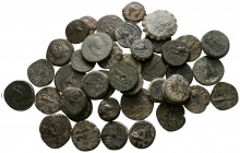Lot of ca. 40 greek bronze coins / SOLD AS SEEN, NO RETURN!