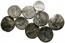 Lot of 9 greek silver tetradrachms / SOLD AS SEEN, NO RETURN!