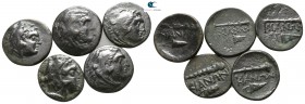 Lot of 5 Bithynian bronze coins / SOLD AS SEEN, NO RETURN!