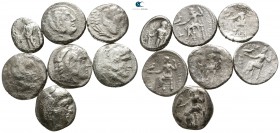 Lot of 7 greek silver tetradrachms / SOLD AS SEEN, NO RETURN!