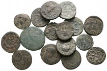 Lot of ca. 16 roman provincial bronze coins / SOLD AS SEEN, NO RETURN!
