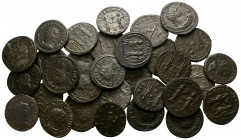 Lot of ca. 31 roman bronze coins / SOLD AS SEEN, NO RETURN!