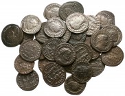 Lot of ca. 30 roman bronze coins / SOLD AS SEEN, NO RETURN!
