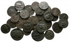 Lot of ca. 30 roman bronze coins / SOLD AS SEEN, NO RETURN!