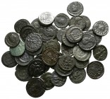 Lot of ca. 40 late roman imperial bronze coins / SOLD AS SEEN, NO RETURN!