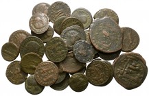 Lot of ca. 32 ancient bronze coins / SOLD AS SEEN, NO RETURN!