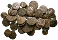 Lot of ca. 40 ancient bronze coins / SOLD AS SEEN, NO RETURN!