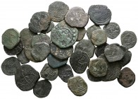 Lot of ca. 37 byzantine bronze coins / SOLD AS SEEN, NO RETURN!