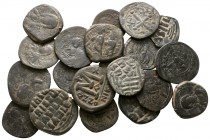 Lot of ca. 20 byzantine bronze coins / SOLD AS SEEN, NO RETURN!