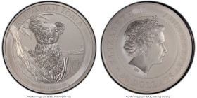 Elizabeth II silver "Koala" 30 Dollars (1 Kilo) 2015-P MS70 PCGS, Perth mint, KM-Unl. Housed in oversized PCGS slab. 

HID09801242017

© 2022 Heritage...