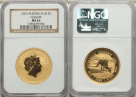 Elizabeth II gold "Nugget" 100 Dollars (1 oz) 2003 MS66 NGC, KM-Unl. 

HID09801242017

© 2022 Heritage Auctions | All Rights Reserved