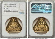 Elizabeth II gold "VOC Vergulde Draeck" 100 Dollars (1 oz) 2020 MS70 NGC, Royal Australian mint, KM-Unl. Australian Shipwreck series. 

HID09801242017...
