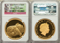 Elizabeth II gold Proof "Koala" 200 Dollars (2 oz) 2012-P PR70 Ultra Cameo NGC, Perth mint, KM1846. 

HID09801242017

© 2022 Heritage Auctions | All R...