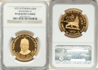 Haile Selassie I gold Proof "Yohannes IV" 50 Dollars 1972-NI PR68 Ultra Cameo NGC, Numismatica Italiana mint, KM56. 

HID09801242017

© 2022 Heritage ...