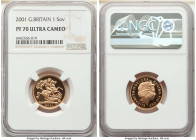 Elizabeth II gold Proof Sovereign 2001 PR70 Ultra Cameo NGC, KM1002. 

HID09801242017

© 2022 Heritage Auctions | All Rights Reserved