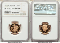 Elizabeth II gold Proof Sovereign 2005 PR70 Ultra Cameo NGC, KM1065. 

HID09801242017

© 2022 Heritage Auctions | All Rights Reserved