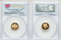 Elizabeth II gold Proof 10 Pounds 2011 PR70 Deep Cameo PCGS, KM1231. 

HID09801242017

© 2022 Heritage Auctions | All Rights Reserved