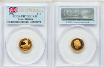 Elizabeth II gold Proof 10 Pounds 2012 PR70 Deep Cameo PCGS, KM-Unl., S-BGC3. Britannia issue. Sold in "First Strike" slab. 

HID09801242017

© 2022 H...