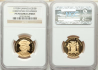 Elizabeth II gold "Christopher Columbus" 100 Dollars 1975-FM PR70 Ultra Cameo NGC, Franklin mint, KM67. 

HID09801242017

© 2022 Heritage Auctions | A...