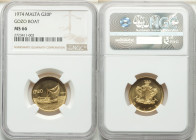 Republic gold "Gozo Boat" 20 Pounds 1974 MS66 NGC, KM27. 

HID09801242017

© 2022 Heritage Auctions | All Rights Reserved