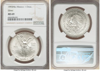 Republic silver Onza 1993-Mo MS69 NGC, Mexico City mint, KM494.4. 

HID09801242017

© 2022 Heritage Auctions | All Rights Reserved