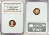 Republic gold Proof "Independence - 5th Anniversary" 20 Shillings (Scellini) 1966-AZ PR67 Ultra Cameo NGC, Arezzo mint, KM10. 

HID09801242017

© 2022...