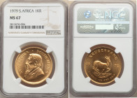Republic gold Krugerrand 1979 MS67 NGC, KM73. 

HID09801242017

© 2022 Heritage Auctions | All Rights Reserved