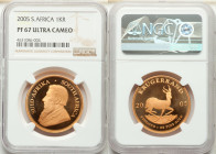 Republic gold Proof Krugerrand 2005 PR67 Ultra Cameo NGC, KM73. 

HID09801242017

© 2022 Heritage Auctions | All Rights Reserved
