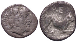 GRECHE - LUCANIA - Heraclea - Diobolo (AG g. 0,92) En Tintinna 76, lotto 46
 En Tintinna 76, lotto 46
qBB
