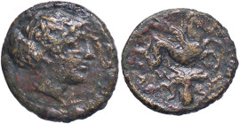 GRECHE - SICILIA - Siracusa (425-IV sec. a.C.) - Tetras Mont. 5085; S. Ans. 1382 (AE g. 1,79)
 
qBB