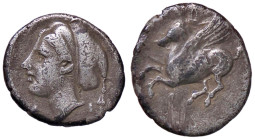 GRECHE - CORINTIA - Corinto - Terzo di statere (AG g. 2,52)
 
BB