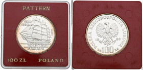 PRL, 100 złotych 1980 Dar Pomorza - próba srebro