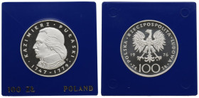 PRL, 100 złotych 1976 - Pułaski