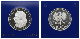 PRL, 100 złotych 1976 - Pułaski