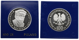 PRL, 100 złotych 1977 - Reymont