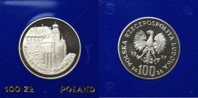 PRL, 100 złotych 1977 - Zamek na Wawelu