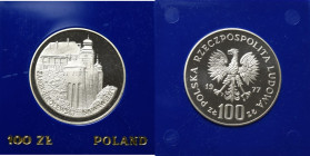 PRL, 100 złotych 1977 - Zamek na Wawelu