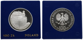 PRL, 100 złotych 1977 - Zamek na Wawelu