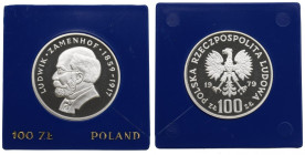 PRL, 100 złotych 1979 - Zamenhoff