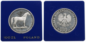 PRL, 100 złotych 1981 Ochrona środowiska - Koń