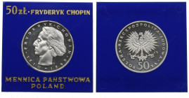 PRL, 50 złotych 1972 - Chopin