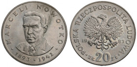 PRL, 20 złotych 1983 Nowotko