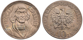 Peoples Republic of Poland, 10 zloty 1969 Copernicus