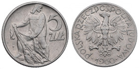 Peoples Republic of Poland, 5 zloty 1960 Fisherman